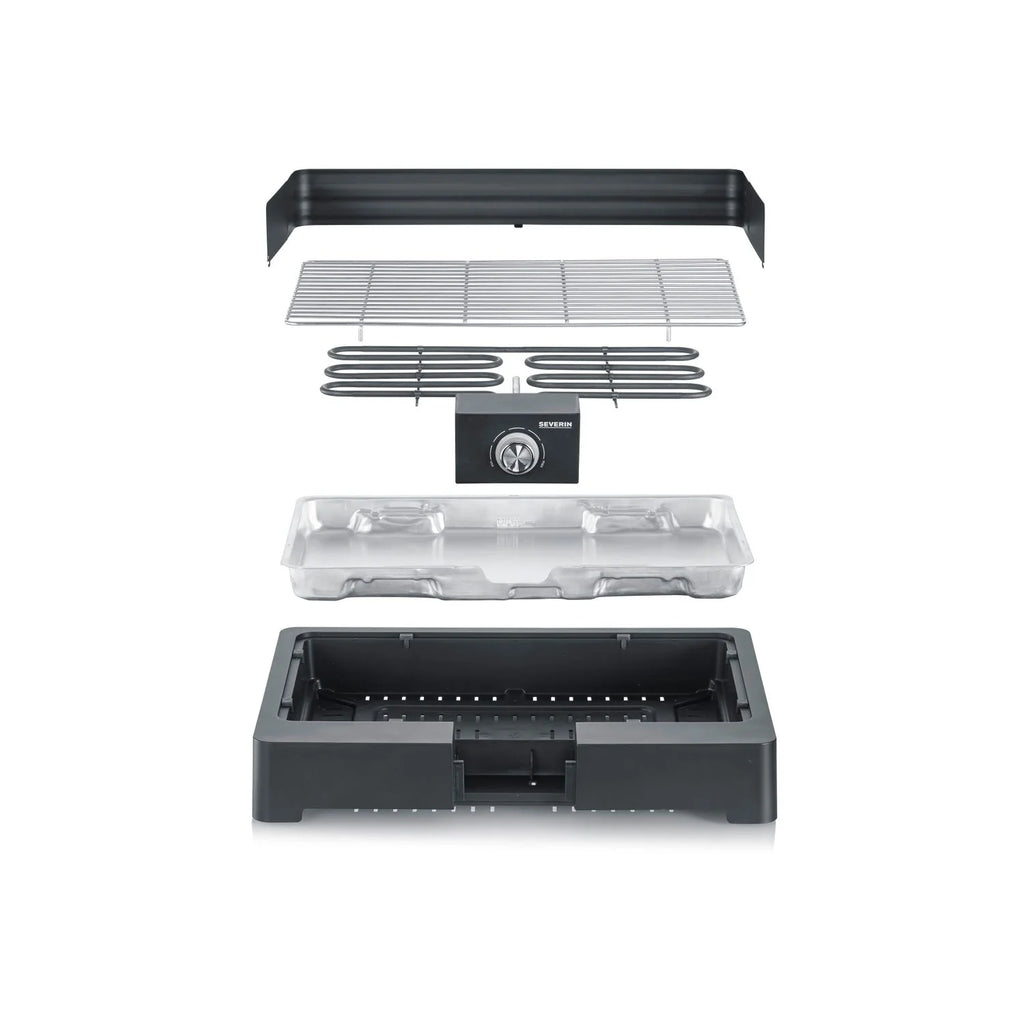 Barbacoa De Mesa Negro 2200 W Pg 8565 Severin