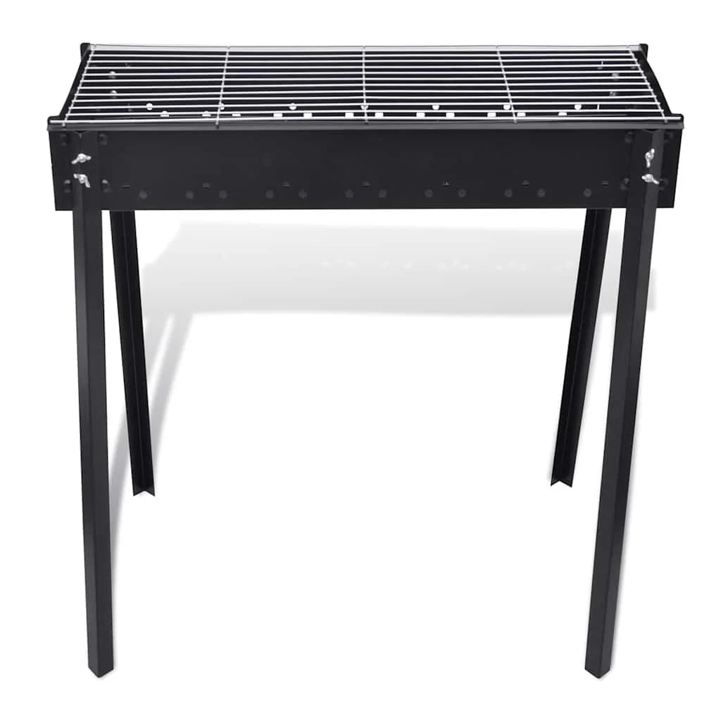 Barbacoa De Carbón Cuadrada Con Soporte Vidaxl