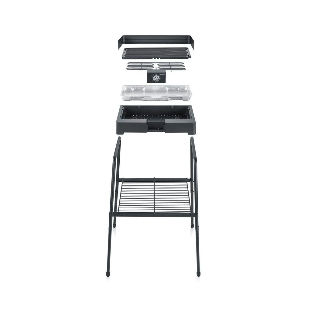 Barbacoa Con Patas Con Parrilla Acanalada 2200 W Pg 8568 Severin