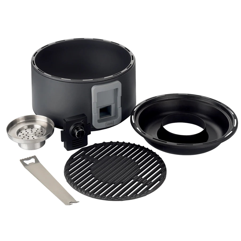 Barbacoa Portátil De Carbón 35 Cm Negra 99335 Trebs
