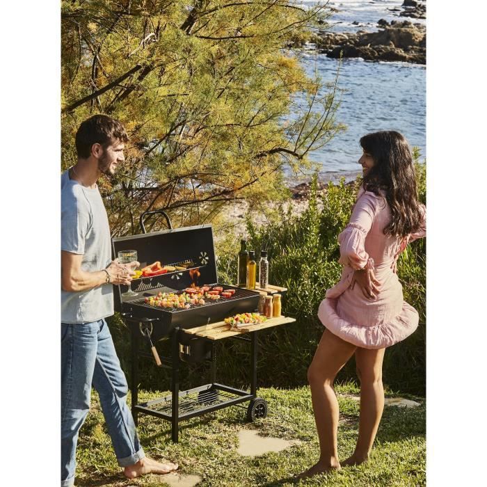Barbacoa De Carbón Mike - Superficie De Cocción 71 X 35 Cm Cookingbox