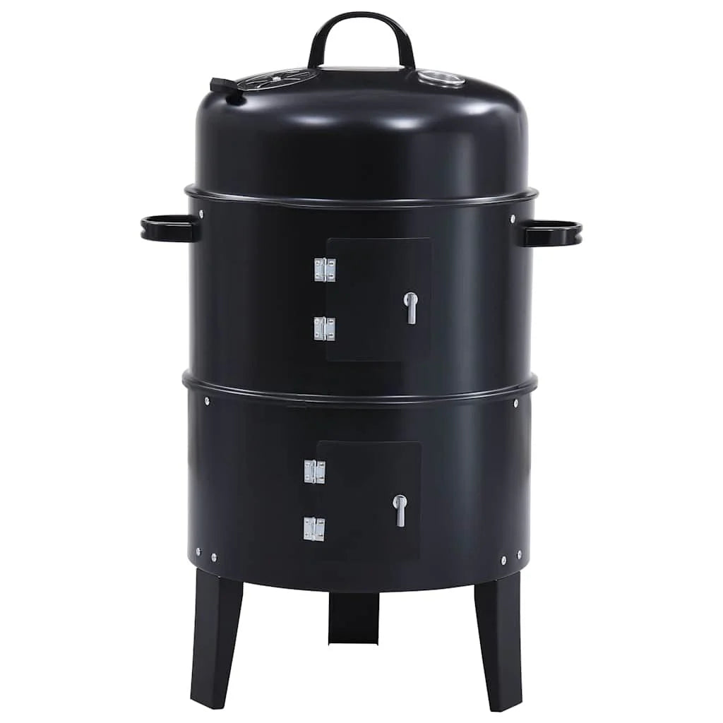 Barbacoa Ahumador De Carbón 3 En 1 40x80 Cm Vidaxl
