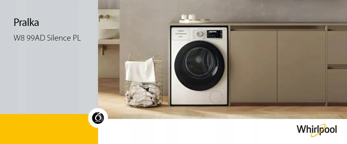 Pralka Whirlpool W8 99AD Silence PL 9kg 6. Zmysł AutoDose 60cm