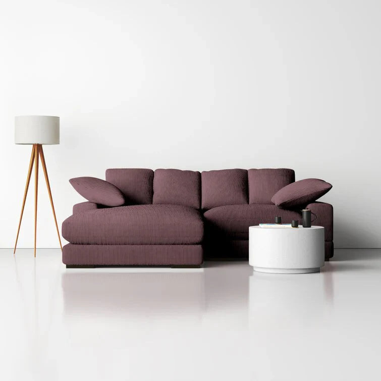 106′′ Wide Reversible Sofa & Chaise