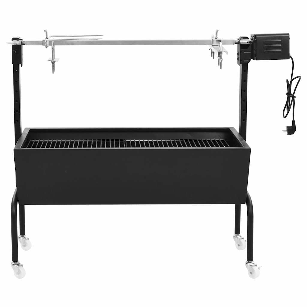 Espetón De Asado/barbacoa Eléctrica De Acero Inoxidable Vidaxl